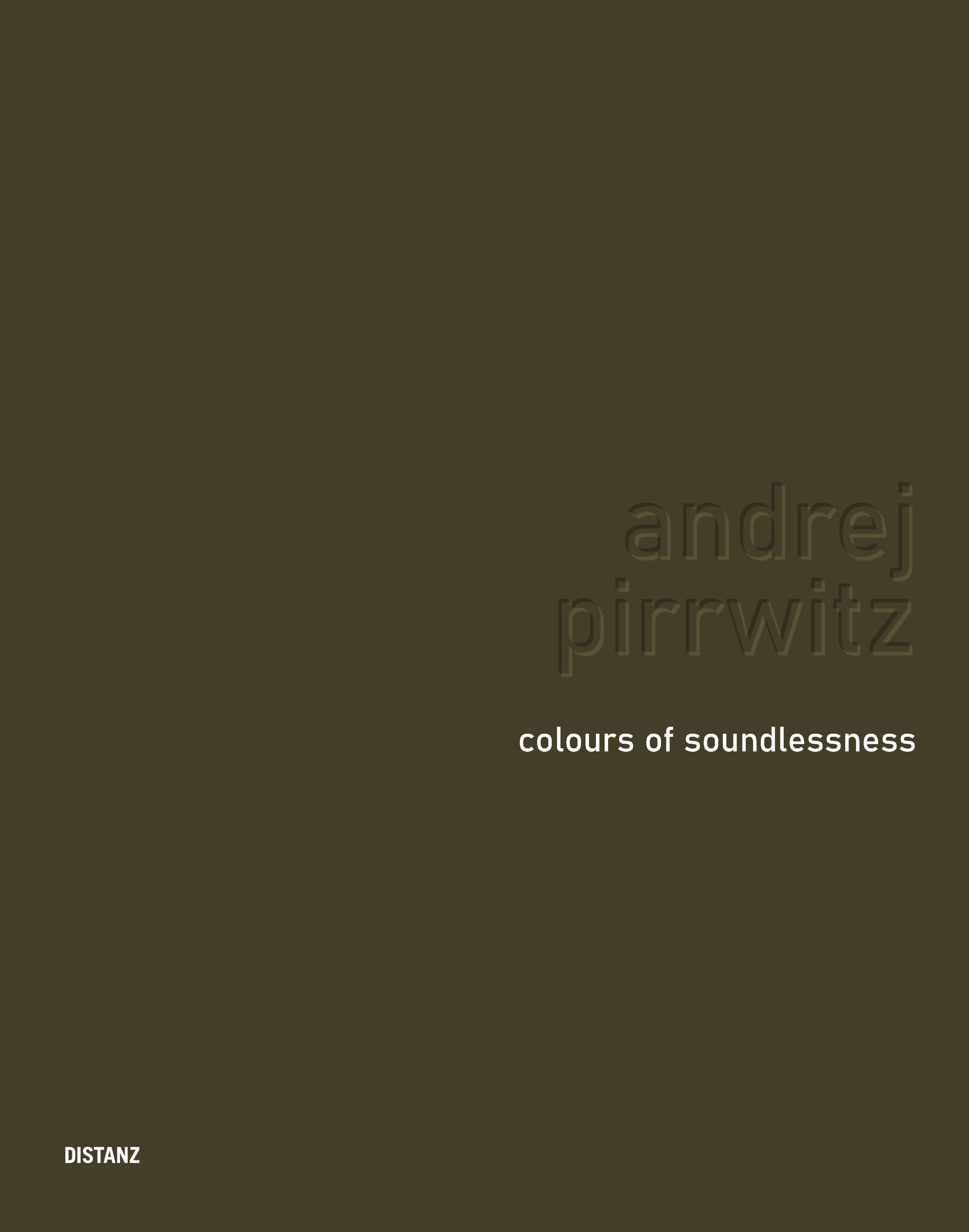 Bookcover Colours of Soundlessness