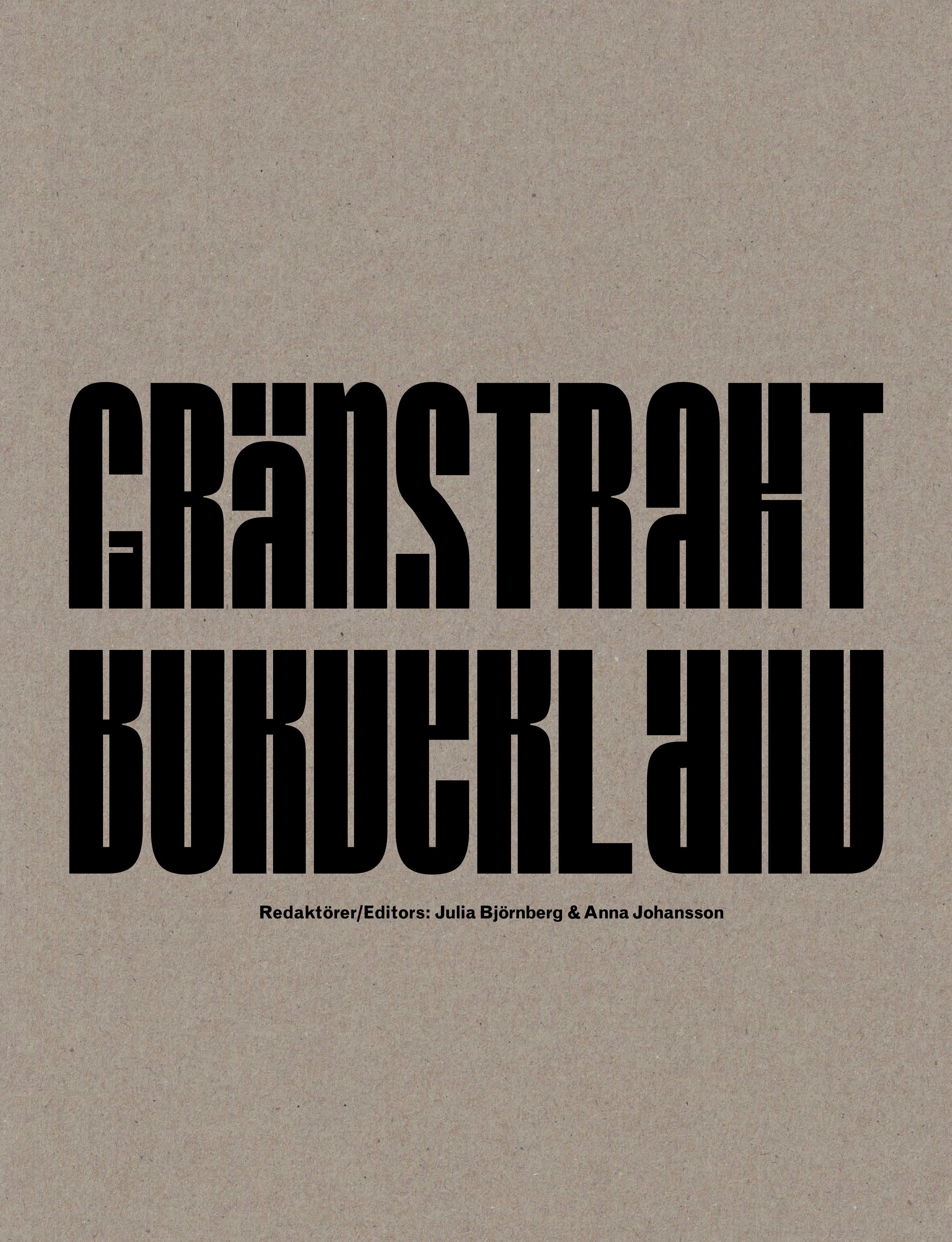 Buchcover Borderland / Gränstrakt