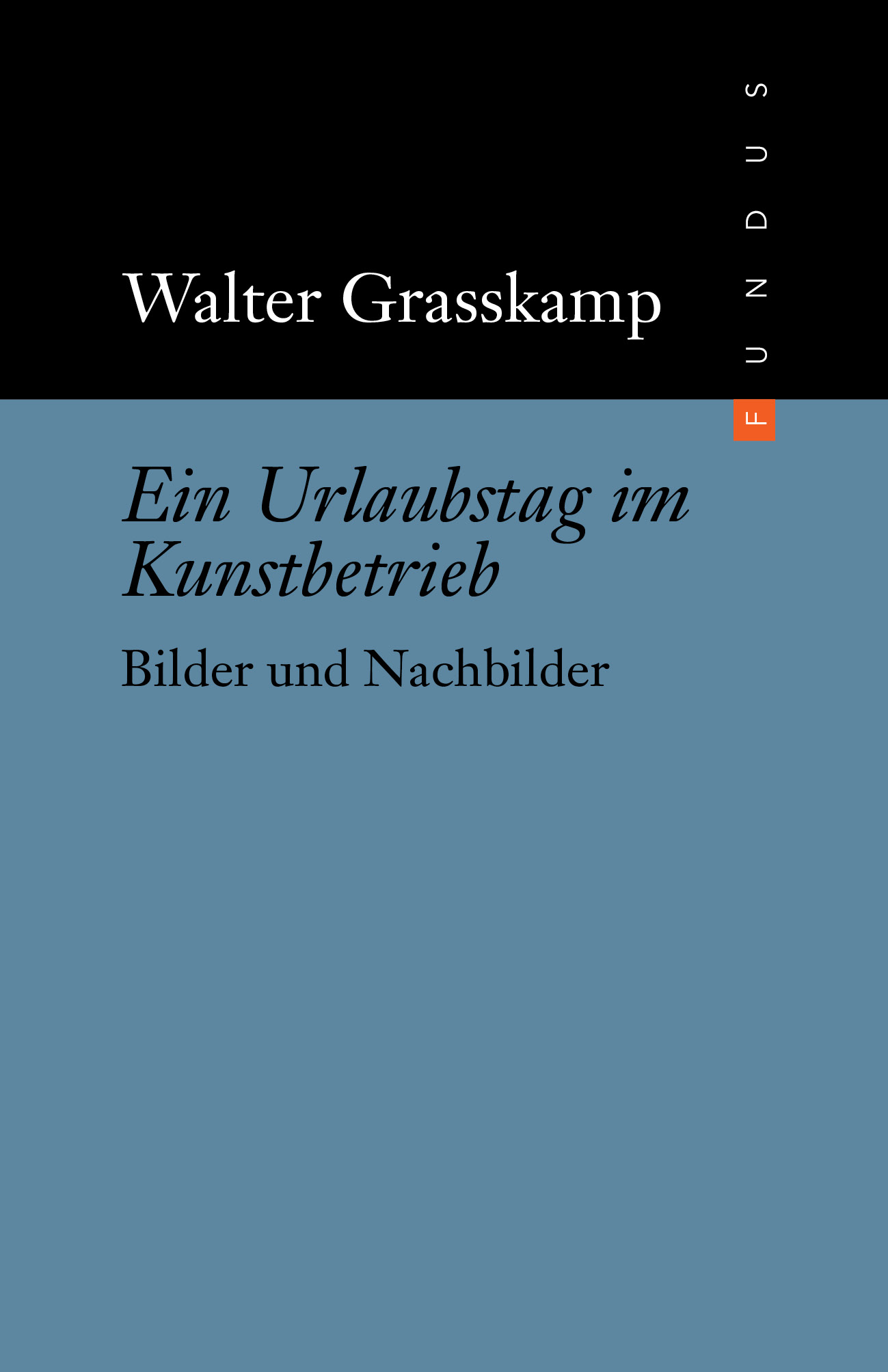Buchcover Ein Urlaubstag im Kunstbetrieb