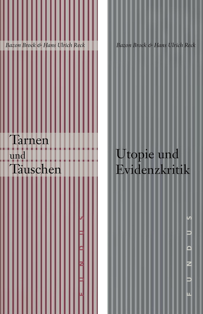 Buchcover Utopie und Evidenzkritik / Tarnen und Täuschen