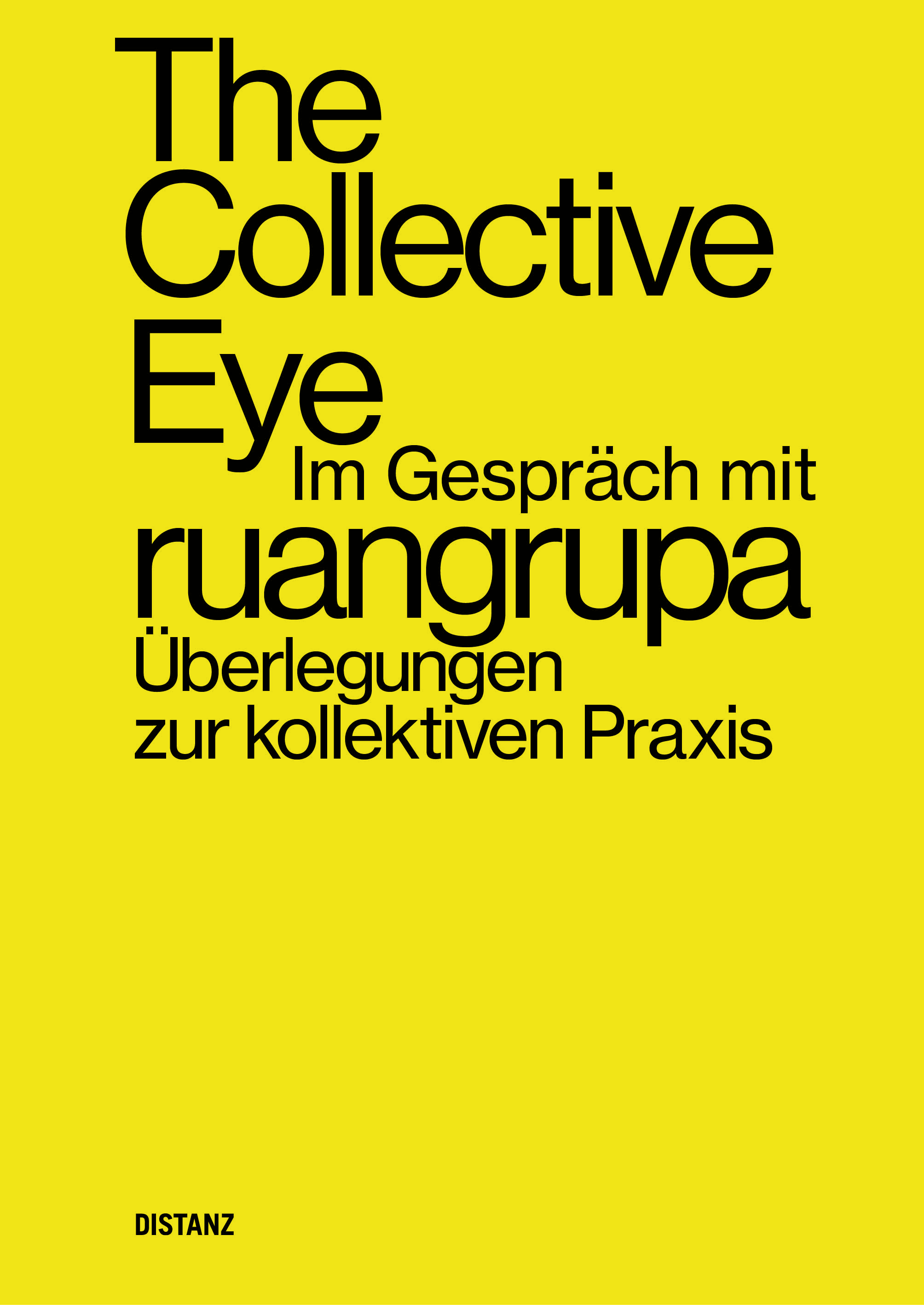 Bookcover In Conversation with ruangrupa — Thoughts on Collective Practice