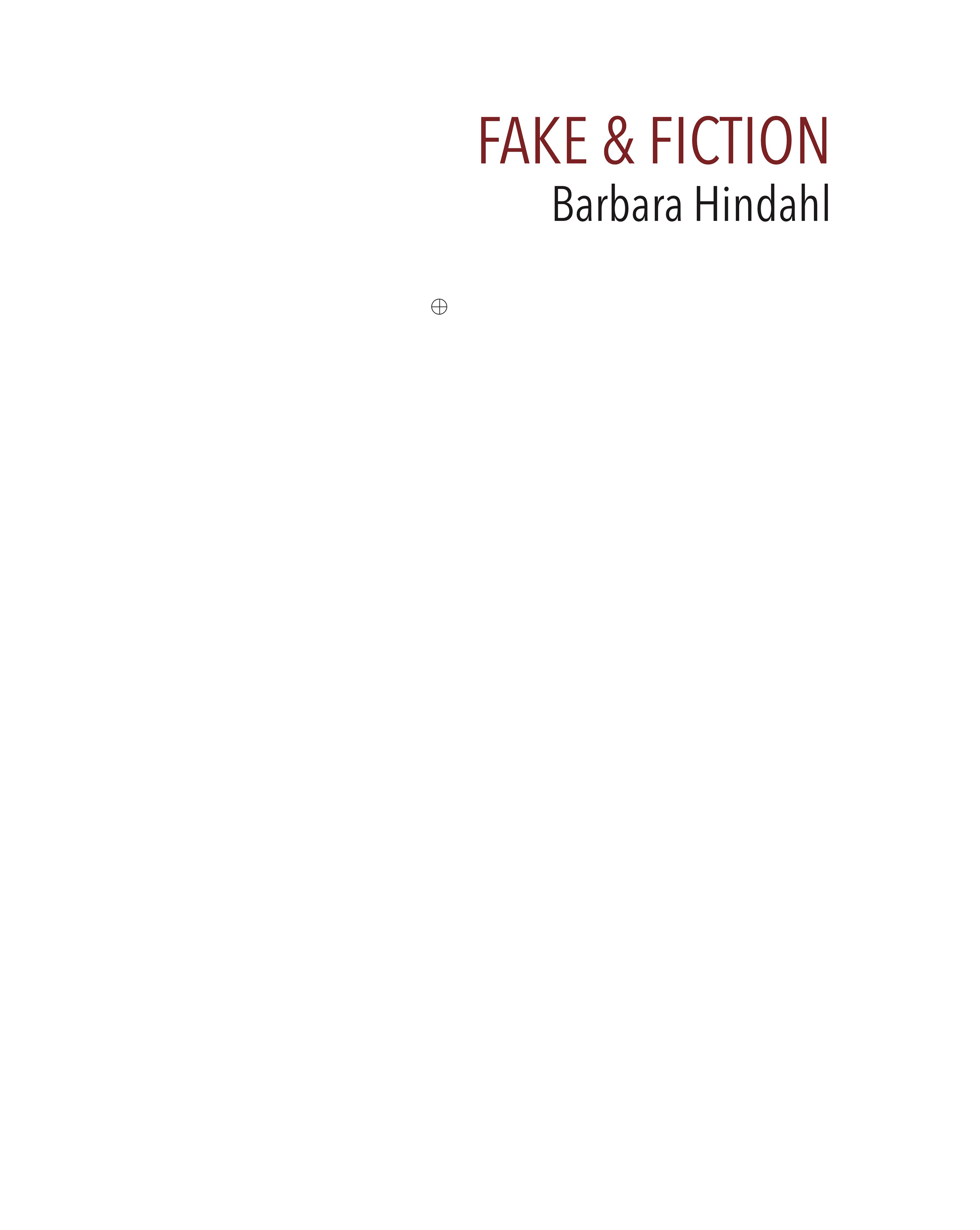 Bookcover Fake & Fiction