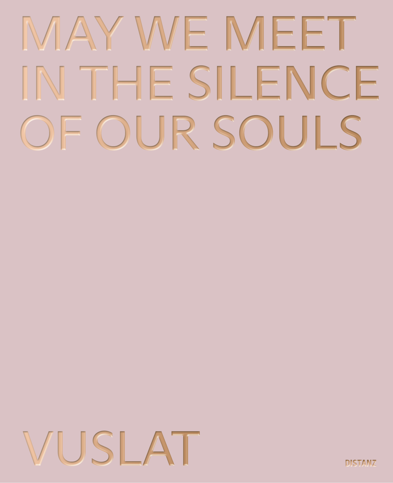 Buchcover May We Meet In The Silence Of Our Souls