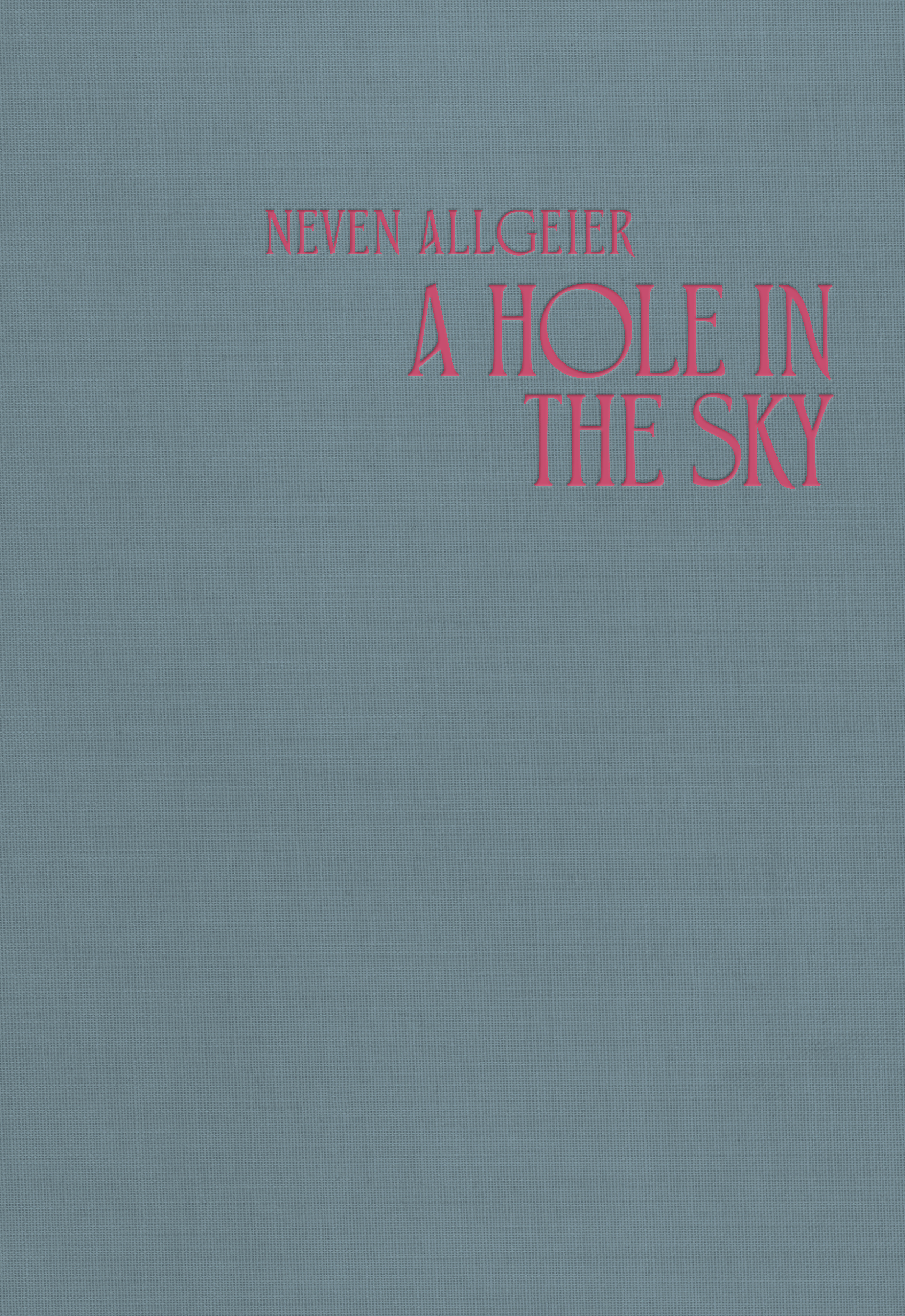 Buchcover A Hole in the Sky